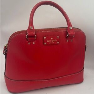 Kate Spade Cherry Red Satchel